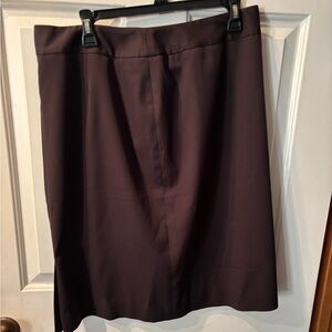 Anne Klein Women's Pencil Skirt in Deep Brown